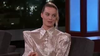 حضور Margot Robbie در تاک شو Jimmy Kimmel