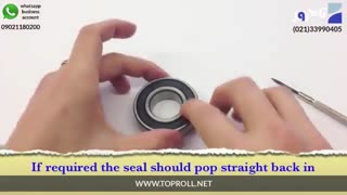 نحوه برداشتن درپوش بلبرینگ