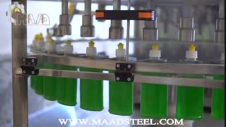 دستگاه پرکن مایع ظرفشویی