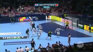 دیدار تیم های کرواسی و مونته نگرو  در مسابقات هندبال قهرمانی اروپا یورو2020
