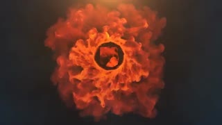 نمایش لوگو افتر افکت با حرکات دود