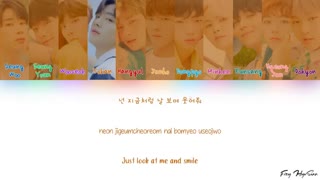 [لیریک] آهنگ '웃을 때 제일 예뻐 (Like always)' از X1 (엑스원)