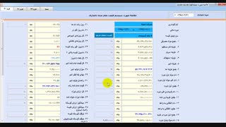 فیلم آموزشی نرم افزار قیمت تمام شده مدیران - بخش معرفی نتایج و گزارشها