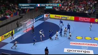 دیدار تیم های فرانسه و پرتغال  در مسابقات هندبال قهرمانی اروپا یورو2020