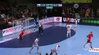 دیدار تیم های جمهوری چک و اتریش  در مسابقات هندبال قهرمانی اروپا یورو2020