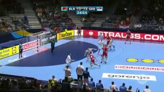 دیدار تیم های بلاروس و صربستان  در مسابقات هندبال قهرمانی اروپا یورو2020