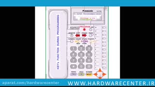 آموزش نصب سانترال پاناسونیک