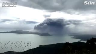 فوران آتشفشان «تال» در فیلیپین