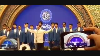 همخوانی آوای مهر طاها علی ای همای رحمت کنگره بازخوانی ابعادشخصیتی امام علی ع