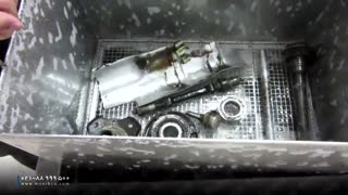 شستشوی قطعات موتور خودرو با استفاده از التراسونیک کلینر