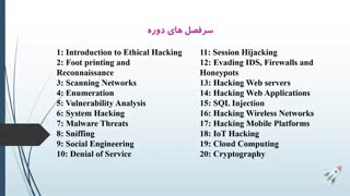 اموزش هکر قانونمند ورژن 10 (CEH V10) - جلسه 1