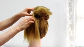 آموزش مدل مو دخترانه شینیون خلاقانه- مومیس مشاور و مرجع تخصصی مو