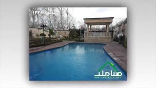 1000 متر باغ با درختان میوه و تزینی