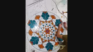 تایم لپس ساخت پنجره استین گلس سوئیت VIP هتل سیمرغ در کارگاه کاژه