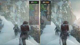 مقایسه فریم ریت دریافتی کارت گرافیک GTX1060 در مقایسه با RTX 2060