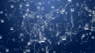 فوتیج بک گراند موشن گرافیک اتصال شبکه Network Connection