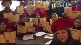 دوره تخصصی صبحانه های لاکچری با دو مدرک معتبرآکادمی ایران شف امروز پنجشنبه چهارم بهمن به پایان رسید88663551