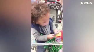 لحظه ترسیدن جالب بچه کوچولوها !
