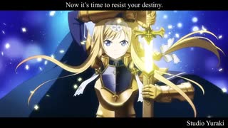 کاور انگلیسی اپنینگ دوم فصل سوم انیمه هنر شمشیرزنی آنلاین Sword Art Online_ Alicization-360p