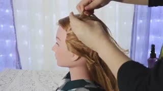 آموزش مدل مو دخترانه بافت کج- مومیس مشاور و مرجع تخصصی مو