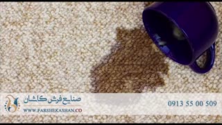 پاک کردن انواع لکه از روی فرش