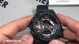 آموزش تنظیم ساعت مچی کاسیو ga-110rg (به زبان فارسی)