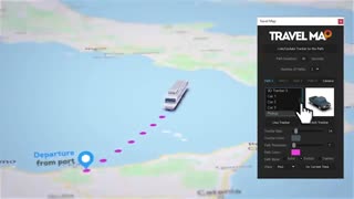 دانلود Travel Map اسکریپت افترافکت