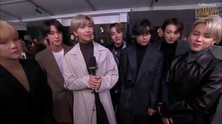 مصاحبه billboard با بی تی اس در فرش قرمز مراسم 62nd Grammy awards 2020 ( زیرنویس فارسی )