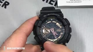 آموزش تنظیم ساعت مچی کاسیو ga-110rg (به زبان فارسی)