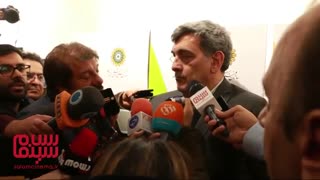 مصاحبه با پیروز حناچی شهردار تهران در افتتاحیه سالن‌های جدید سینما ملت