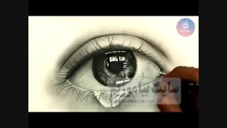 نقاشی خلاقانه چشم