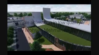 نمونه رندر انیمیشن کتابخانه