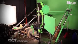 Full color 3D printing for stop motion animations