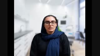 فیلم رضایتمندی سرکار خانم محمدی بیمار ترمیم دندان