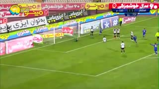 خلاصه بازی جذاب و پرگل استقلال 2 - نفت مسجد سلیمان 1 از هفته هجدهم لیگ برتر ایران