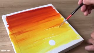 Sunset painting
