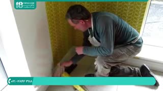 آموزش نصب انواع کاغذ دیواری