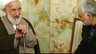 تصاویر دیده نشده از سردار شهید حاج قاسم سلیمانی در حرم امام رضا (ع)