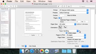 پرینت دورو به صورت دستی در پرینتر