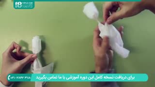اریگامی مقدماتی - اوریگامی با دستمال سفره
