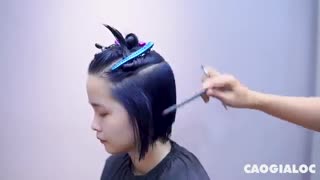 آموزش مدل مو باب کوتاه دخترانه- مومیس مشاور و مرجع تخصصی مو