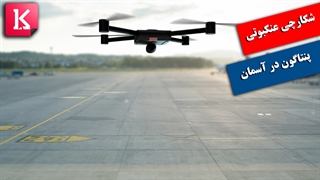 شکارچی عنکبوتی پنتاگون در آسمان