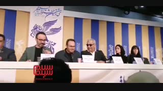 حضور مهران مدیری در نشست خبری فیلم  «درخت گردو»