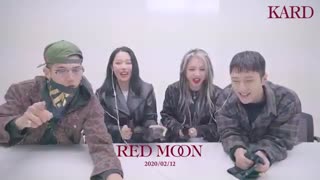 kard * گزارشات فن چنت کامبک Red Moon با گروه K.A.R.D * جدید ماه قرمز