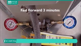 تعمیر کولر گازی -  تست شارژ مبرد