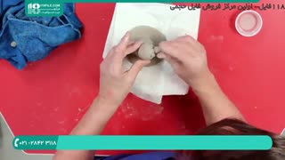 آموزش مجسمه سازی - ساختن مجسمه با توپ رسی