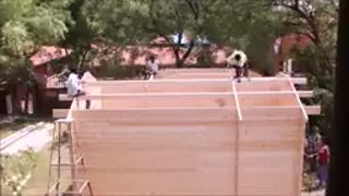 نصب خانه چوبی پیش ساخته