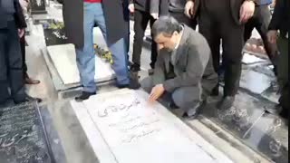 حضور دکتر احمدی نژاد در حرم امام و بهشت زهرا لیپوست