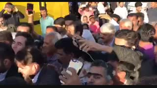 استقبال مردم انقلابی بندرعباس از دکتر احمدی نژاد لمینت