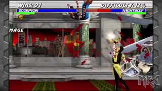 گیم پلی بازی نهایی مورتال کمبت Ultimate Mortal Kombat 3 Remake بازسازی شده برای کامپیوتر_با کیفیت 4KHD-720p